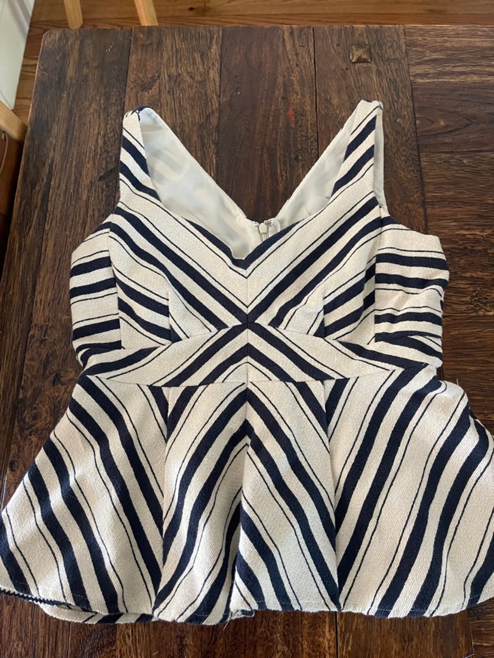 Maeve White Lined Satin Shell